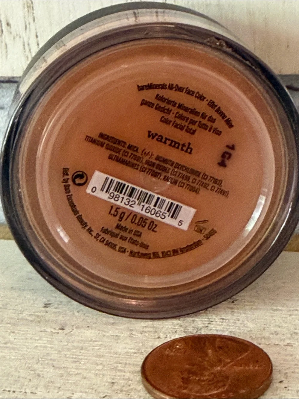 New BAREMINERALS Warmth All Over Face Color Loose Bronzer Makeup Powder